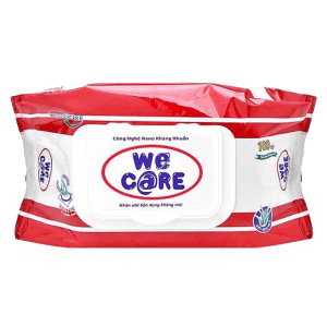 We Care Fragrance-Free Antibacterial Wet Wipes (100 Sheets)