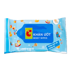 Big C Moist Wipes Alcohol-Free Moisturizing (10 sheets)