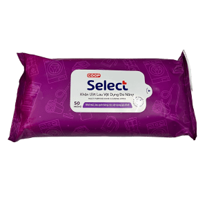 Co.op Select Multi-Purpose Home Cleaning Wet Wipes (50 Sheets)
