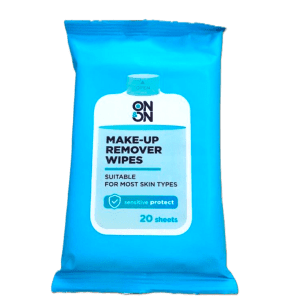 ON & ON Make-Up Remover Wipes Sensitive Protect (20 sheets)