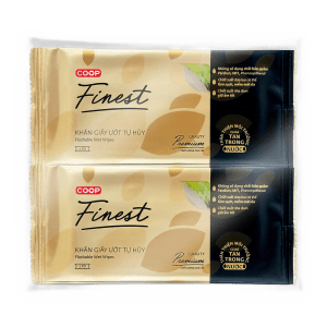 Co.op Finest Flushable Wet Wipes – Premium Quality (Single Sheet)