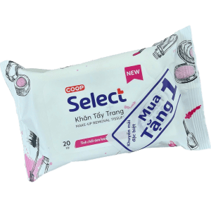 Co.op Select Make-Up Removal Tissues Aloe Vera Essence (20 sheets)