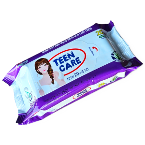 Teen Care Wet Wipes with Aloe Vera Scented (20 + 4 sheets)