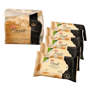 Coop Finest Flushable Baby Wet Wipes (5x10 Sheets)
